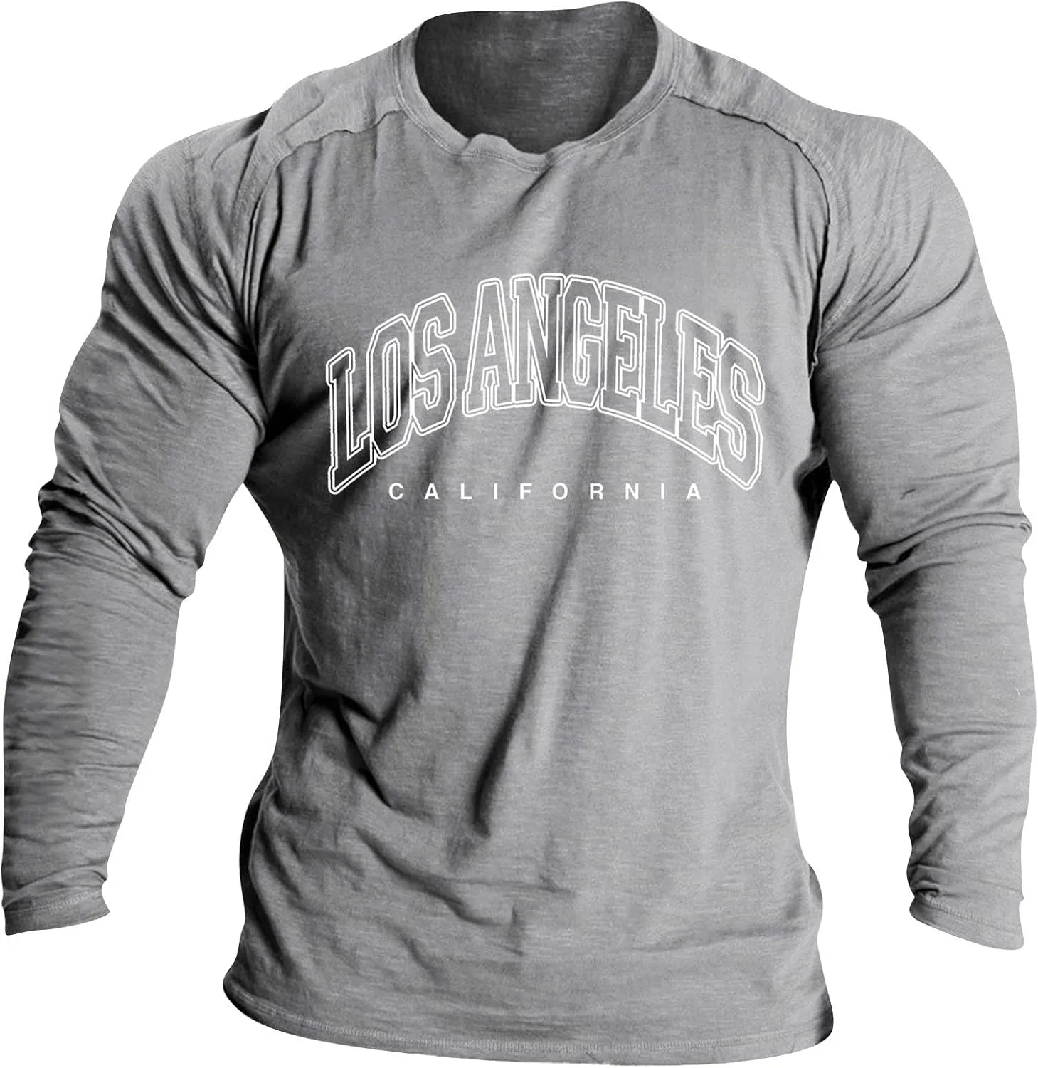 Shirt for Men Casual Long Sleeve Breathable Thermal Loose Fit Athletic Tees Fashion True Comfort Tops