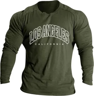 Shirt for Men Casual Long Sleeve Breathable Thermal Loose Fit Athletic Tees Fashion True Comfort Tops