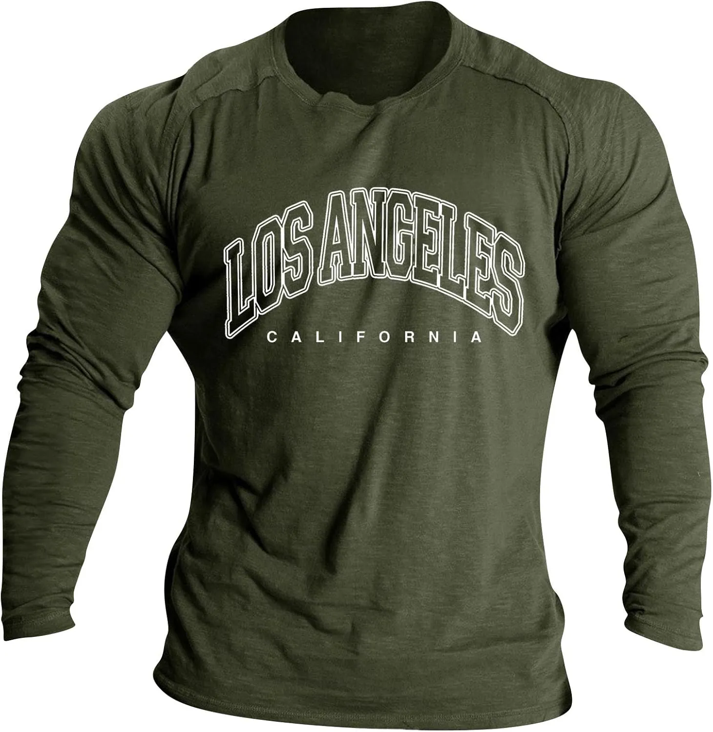 Shirt for Men Casual Long Sleeve Breathable Thermal Loose Fit Athletic Tees Fashion True Comfort Tops