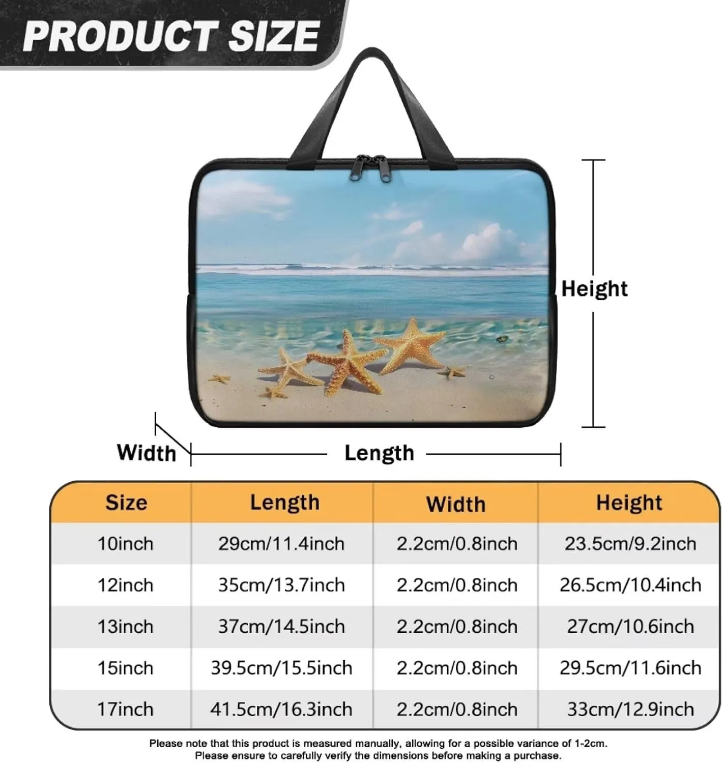 Slim Laptop Carrying Case PU Leather Tablet Computer Protective Bag Versatile for Office & College
