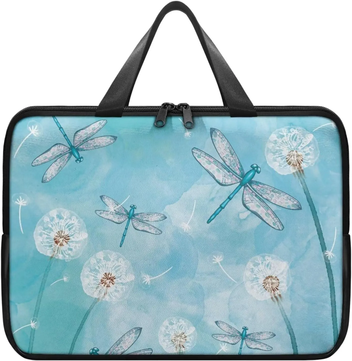 Slim Laptop Carrying Case PU Leather Tablet Computer Protective Bag Versatile for Office & College