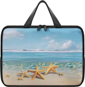 Slim Laptop Carrying Case PU Leather Tablet Computer Protective Bag Versatile for Office & College