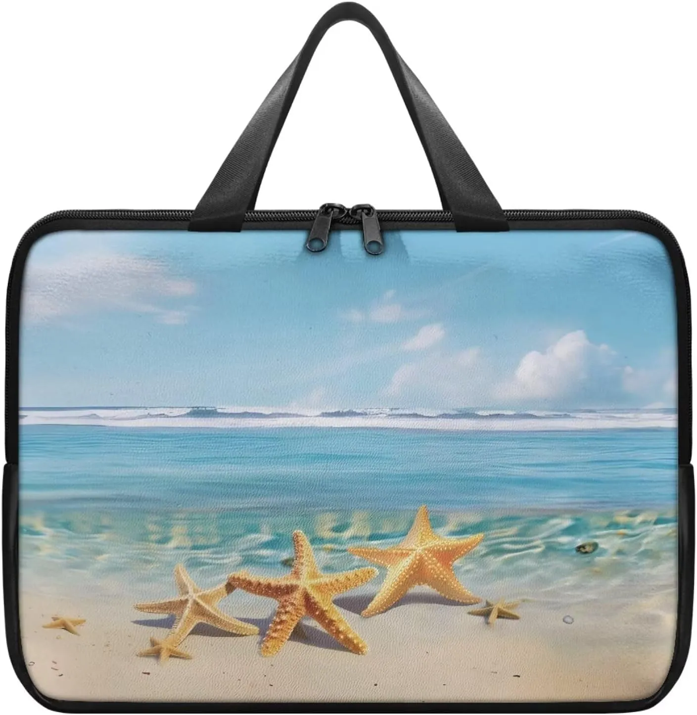 Slim Laptop Carrying Case PU Leather Tablet Computer Protective Bag Versatile for Office & College