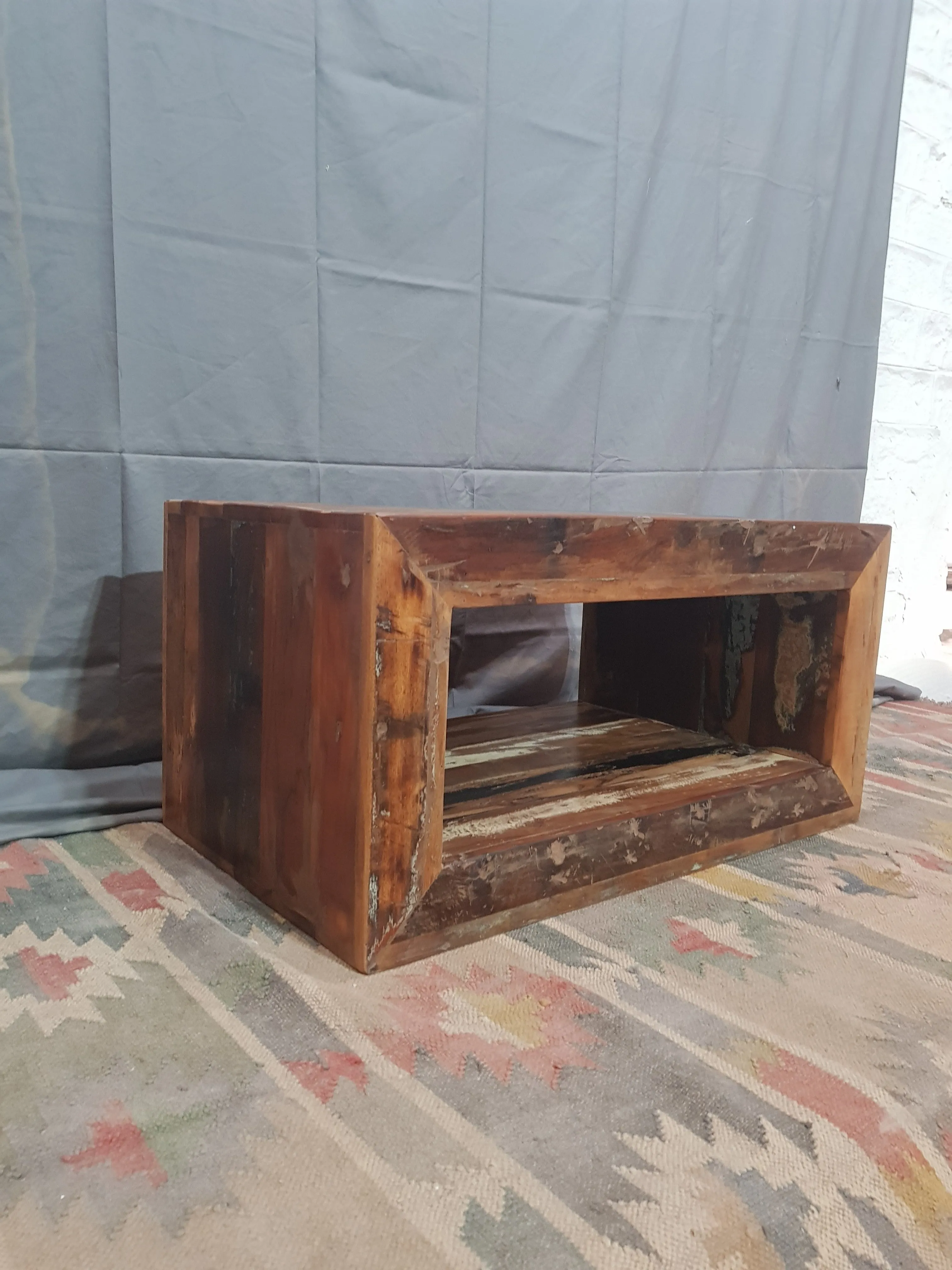Solid Indian Sheesham Wood Coffee Table Natural
