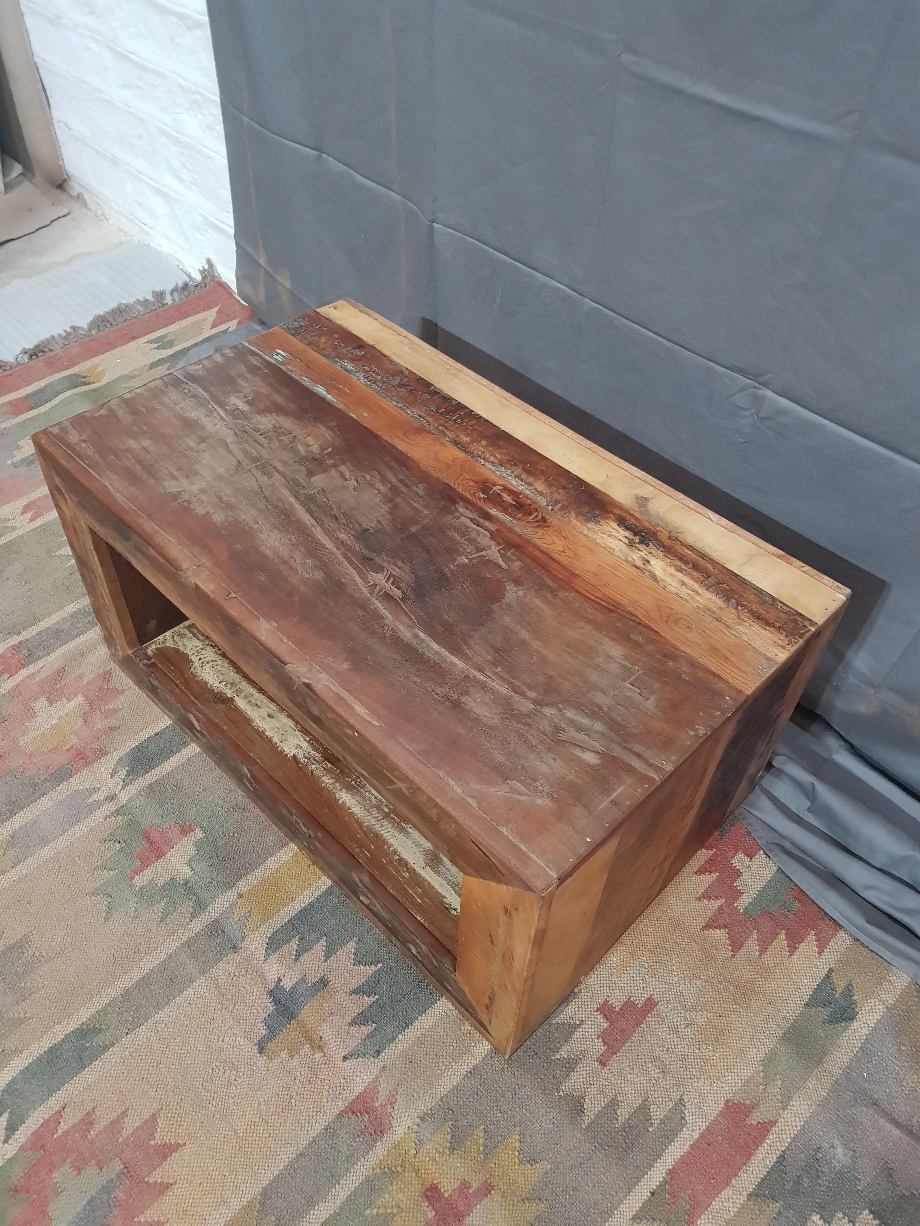 Solid Indian Sheesham Wood Coffee Table Natural