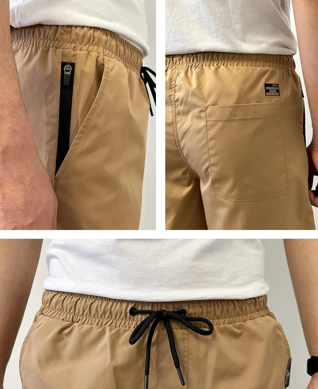 Southpole Men's Quick-Dry Water Resistant Nylon Shorts Inseam 7"