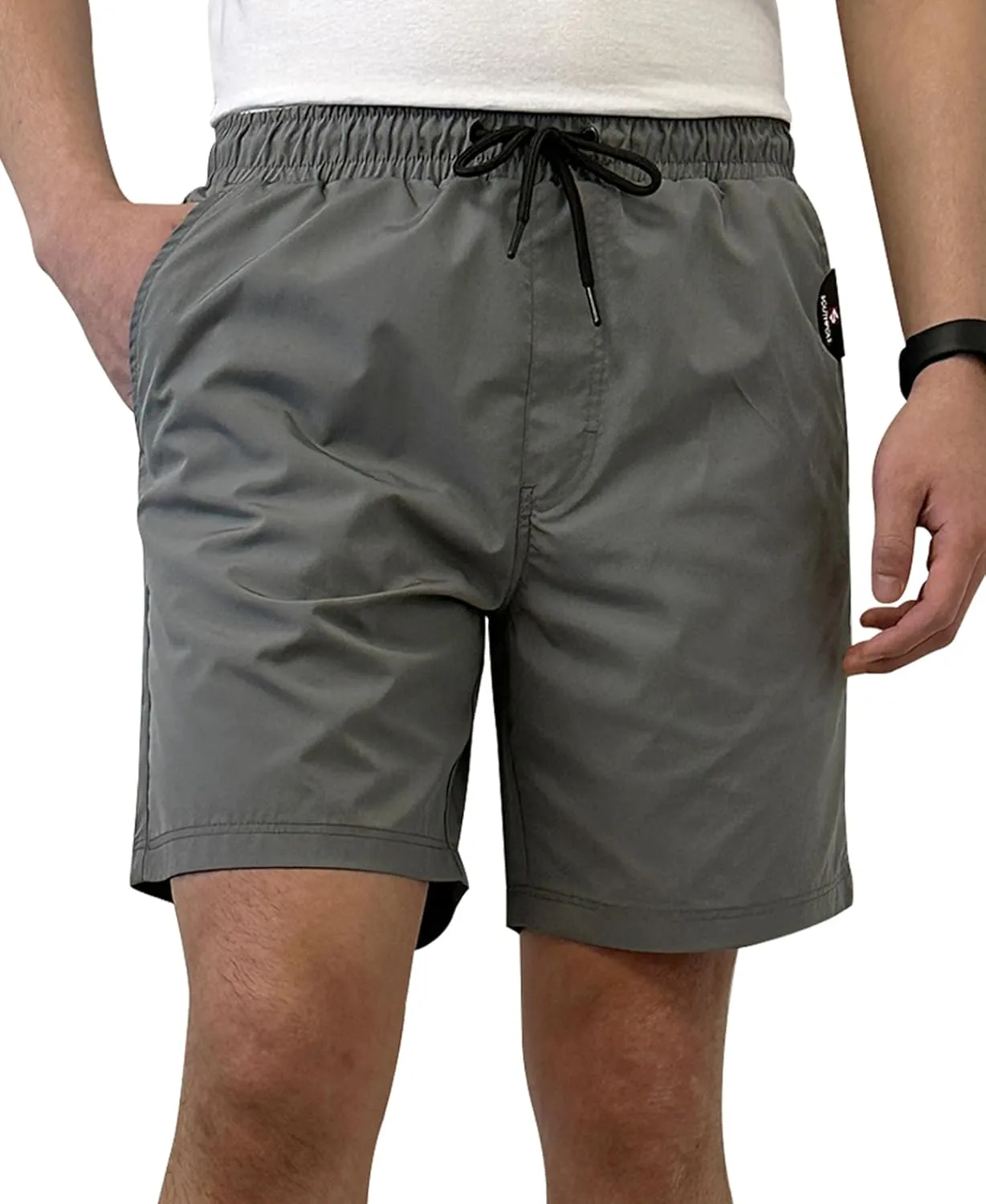 Southpole Men's Quick-Dry Water Resistant Nylon Shorts Inseam 7"