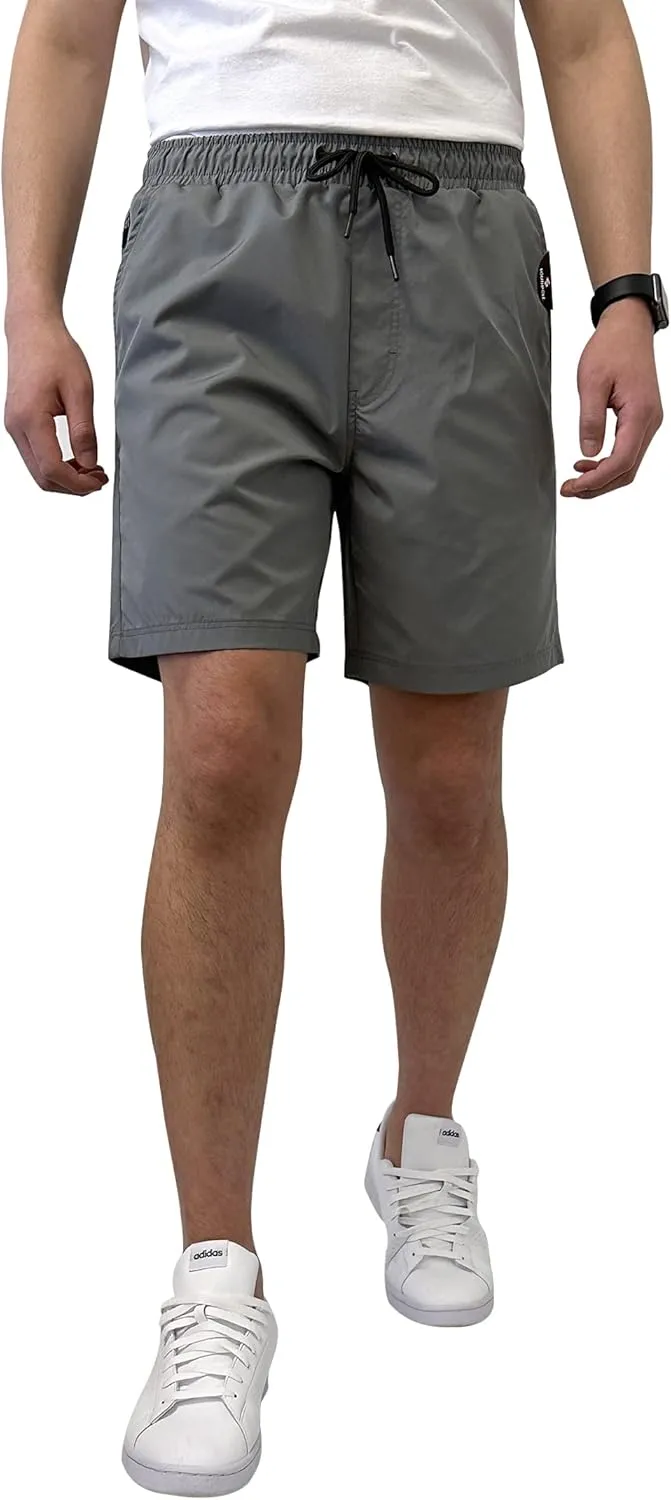 Southpole Men's Quick-Dry Water Resistant Nylon Shorts Inseam 7"