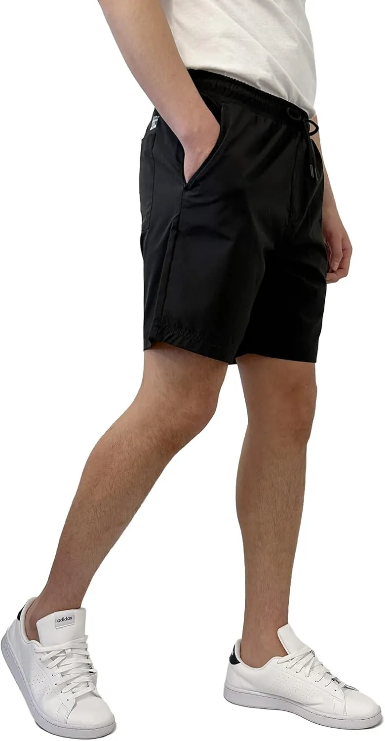 Southpole Men's Quick-Dry Water Resistant Nylon Shorts Inseam 7"