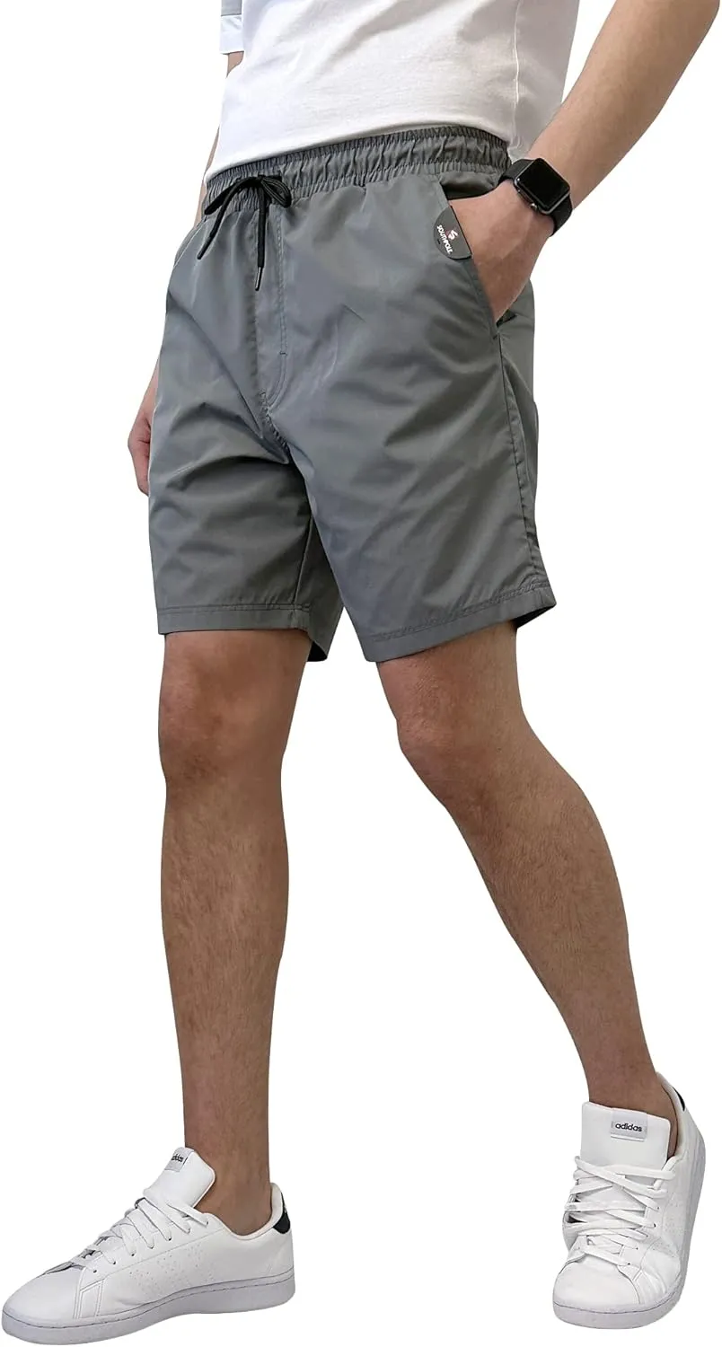 Southpole Men's Quick-Dry Water Resistant Nylon Shorts Inseam 7"
