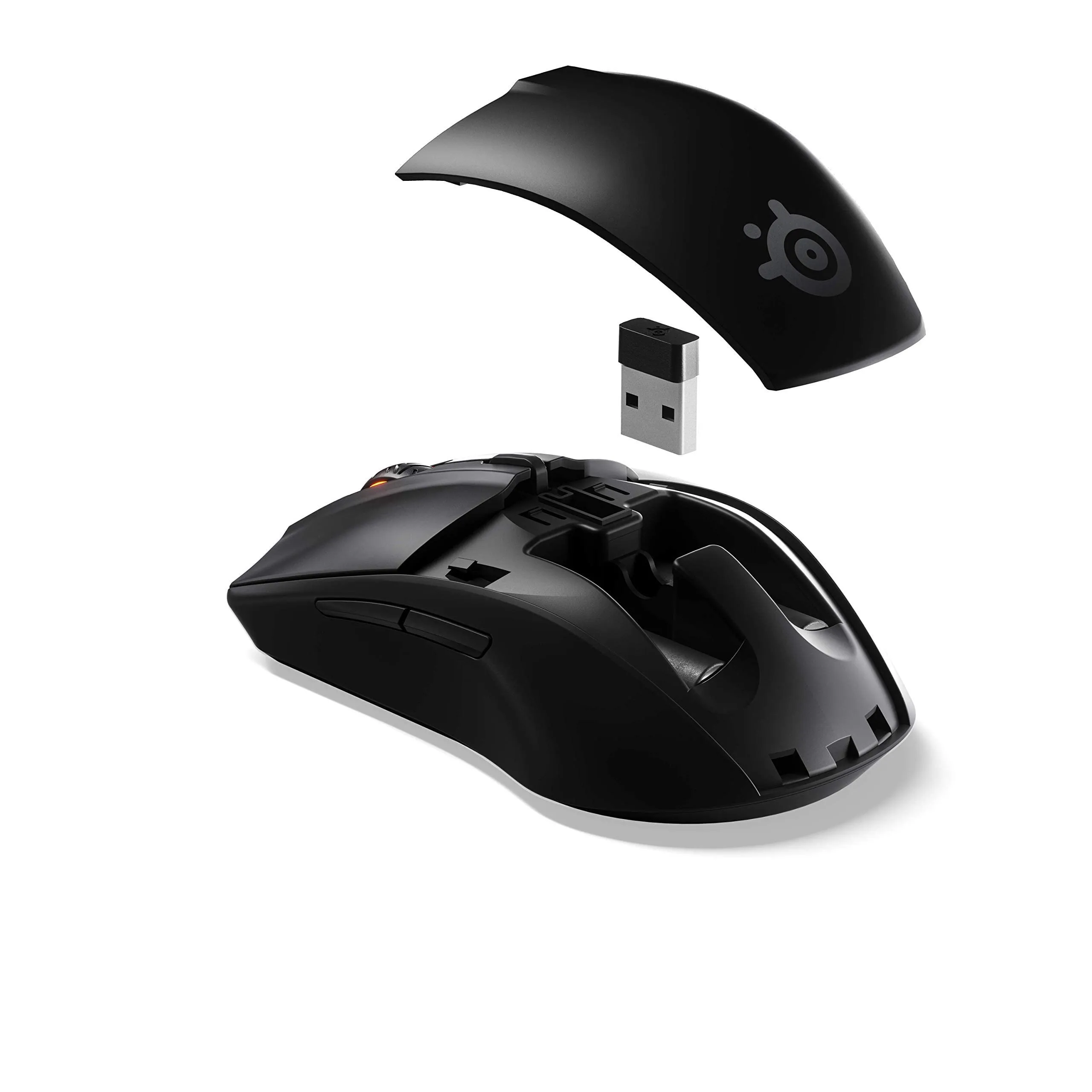 SteelSeries Rival 3 Wireless Gaming Mouse  400  Hour Battery Life  Dual Wireless 2.4 GHz and Bluetooth 5.0  60 Million Clicks  18,000 CPI TrueMove Air Optical Sensor,Black