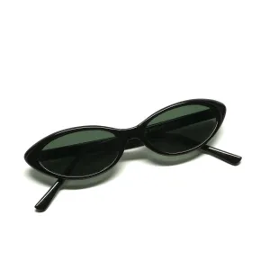 //Style 19// Vintage 90s ModSmall Size Narrow Frame - Black