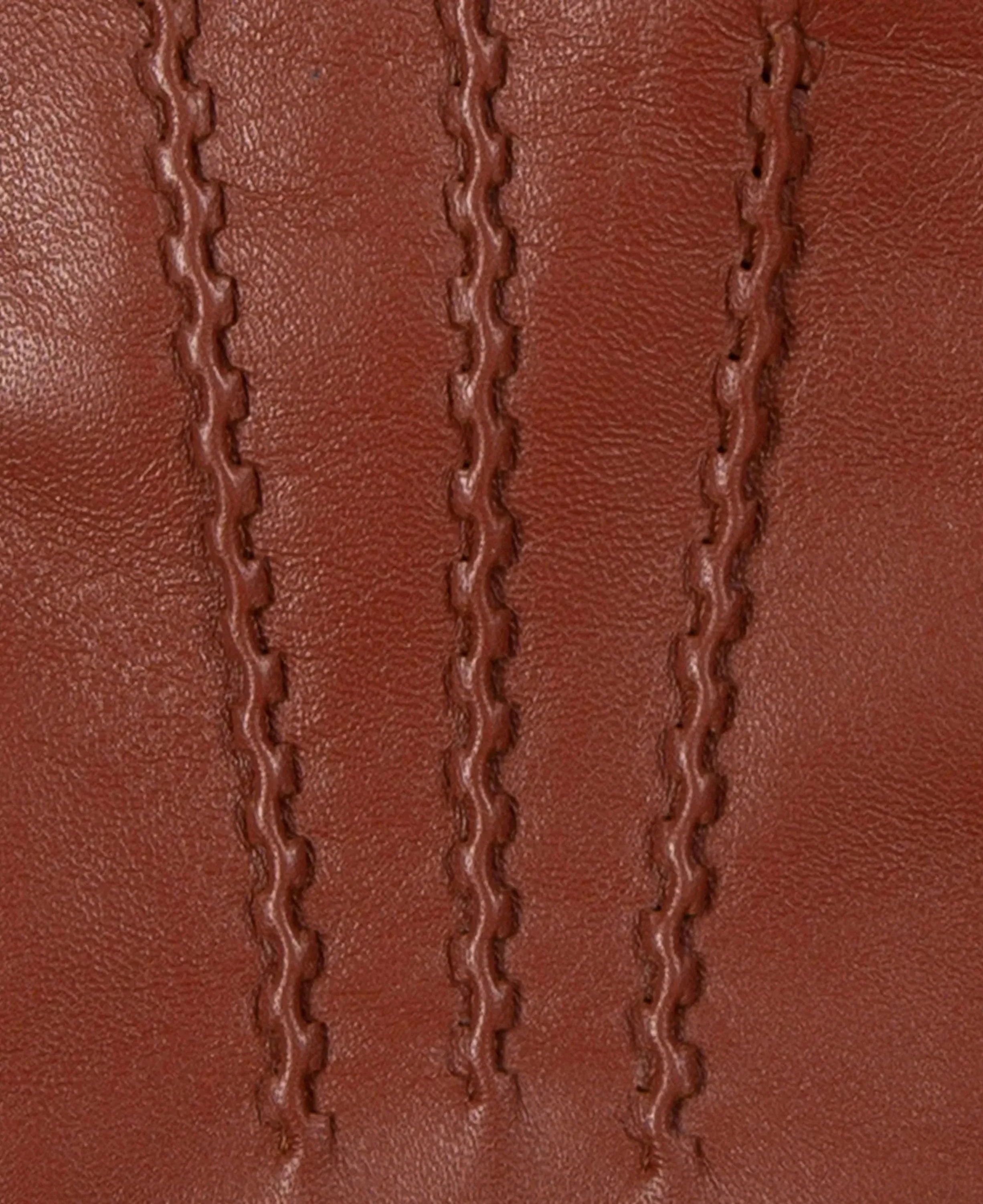 Tamara Leather Gloves - Cognac/Camel