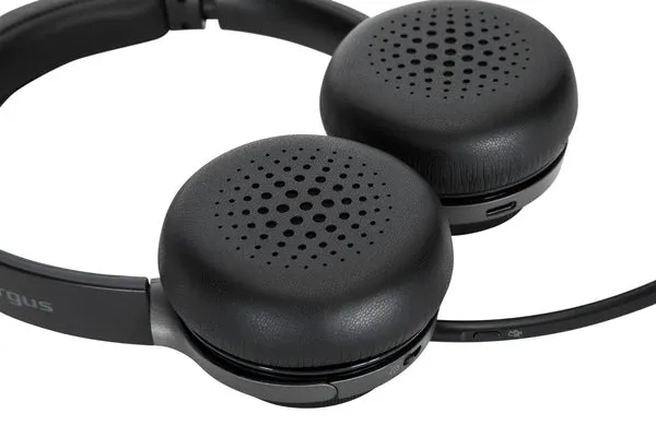 Targus Aeh104gl - Headset - On-Ear - Convertible - Bluetooth - Wireless, Wired - 3.5 Mm Jack - Noise Isolating - Black