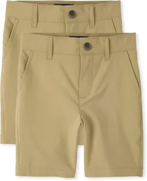 The Children's Place Boys' Uniform Quick Dry Jogger Shorts