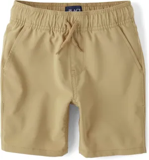 The Children's Place Boys' Uniform Quick Dry Jogger Shorts