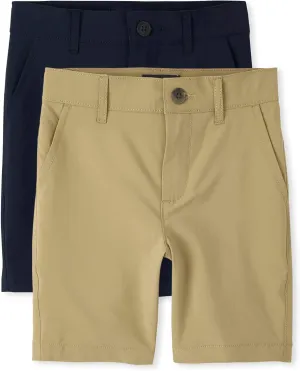 The Children's Place Boys' Uniform Quick Dry Jogger Shorts