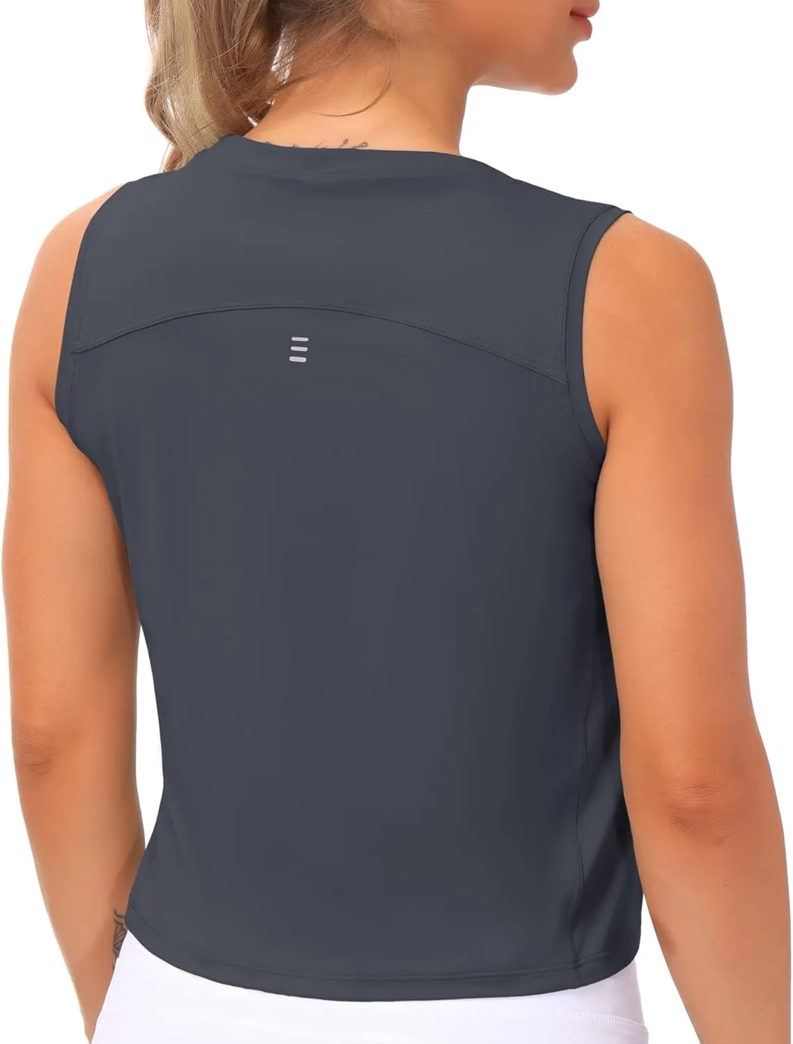 THE GYM PEOPLE Women's Workout Tops in Ice Silk Quick Dry Sleeveless