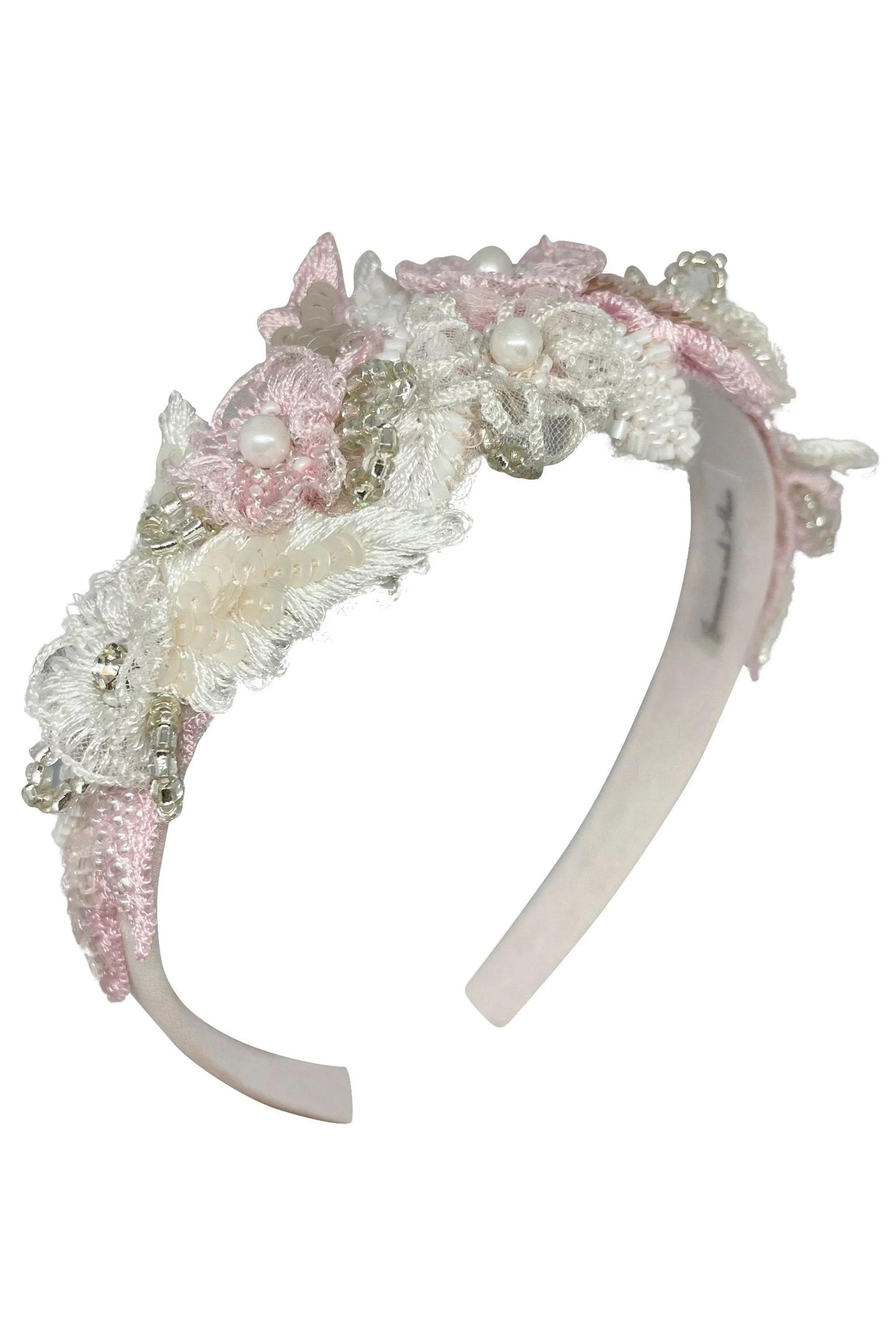The Pink & White Alaia Hairband