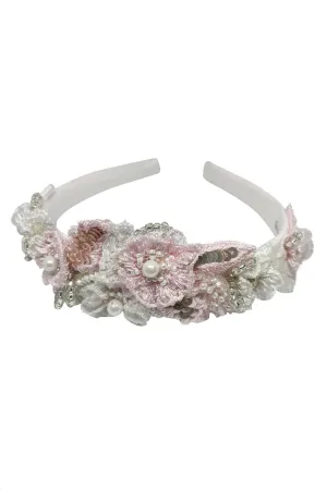 The Pink & White Alaia Hairband