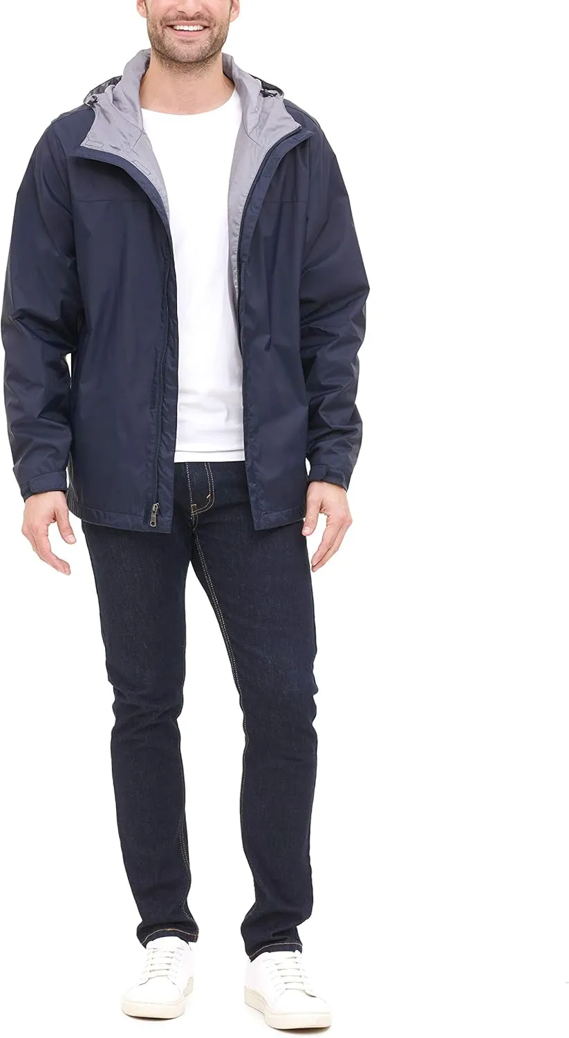 Tommy Hilfiger Men's Lightweight Breathable Waterproof Hooded Jacket