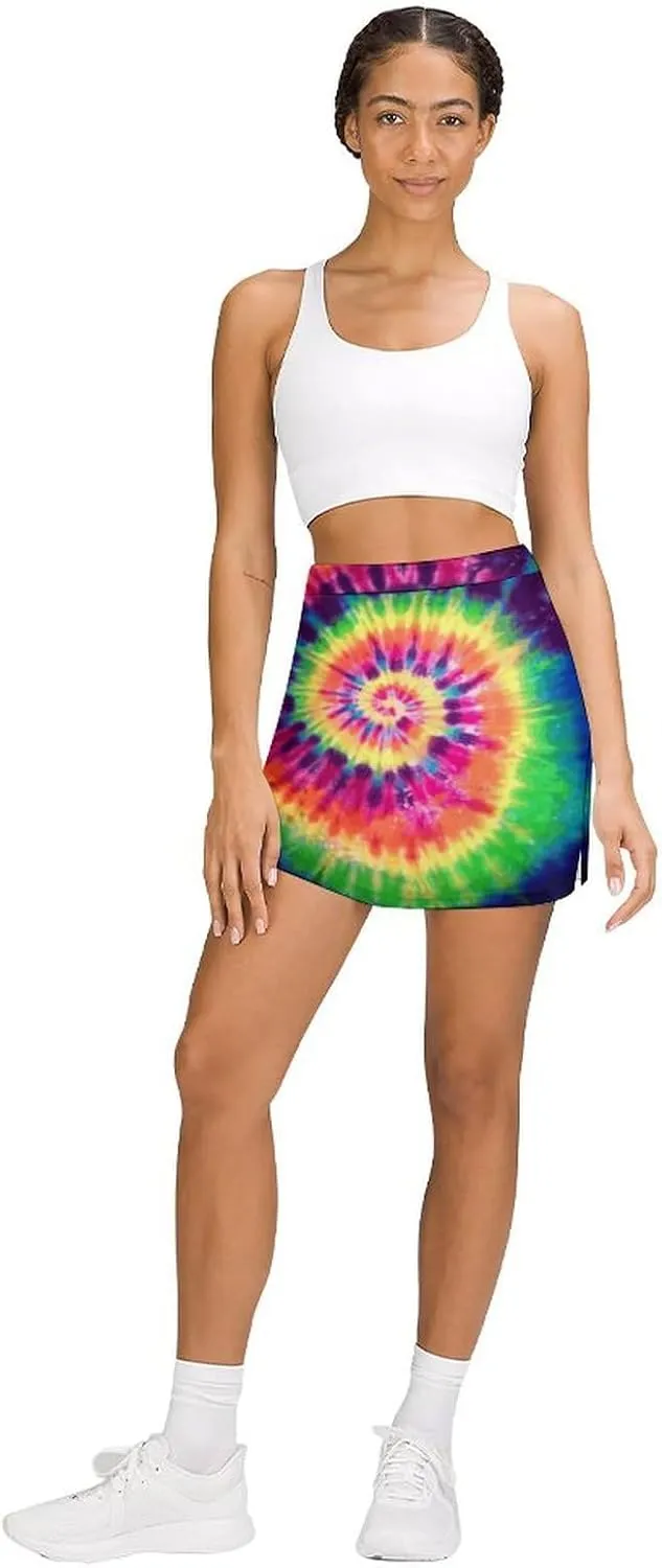 Trouser Skirt,Women's Versatile Stretch Casual Mini Skirt Light Proof