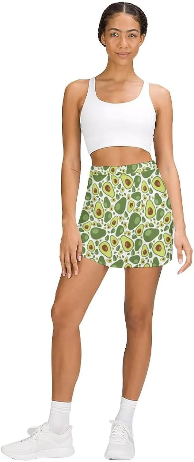 Trouser Skirt,Women's Versatile Stretch Casual Mini Skirt Light Proof