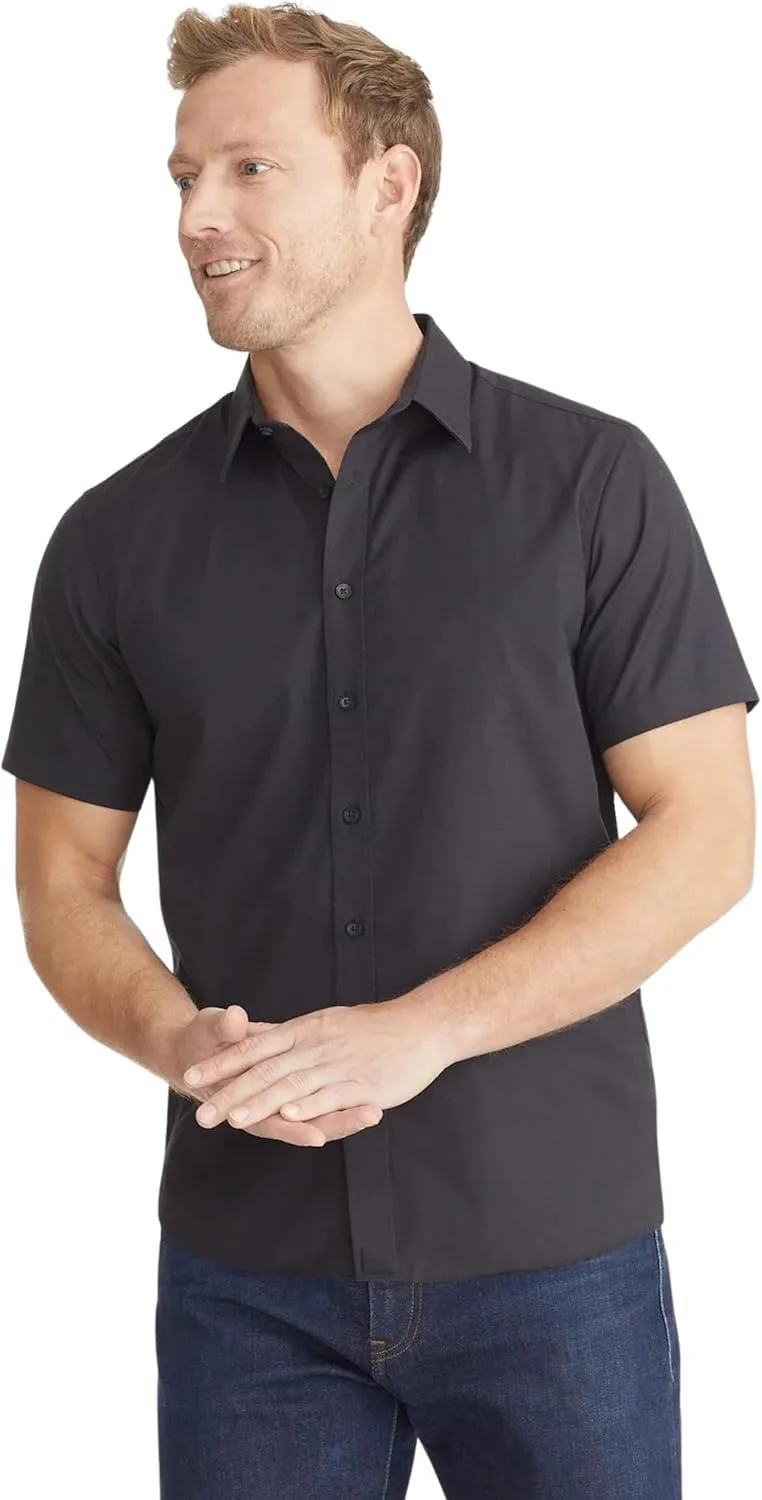 UNTUCKit Sangiovese - Untucked Shirt for Men, Long Sleeve, Wrinkle-Free, Regular Fit