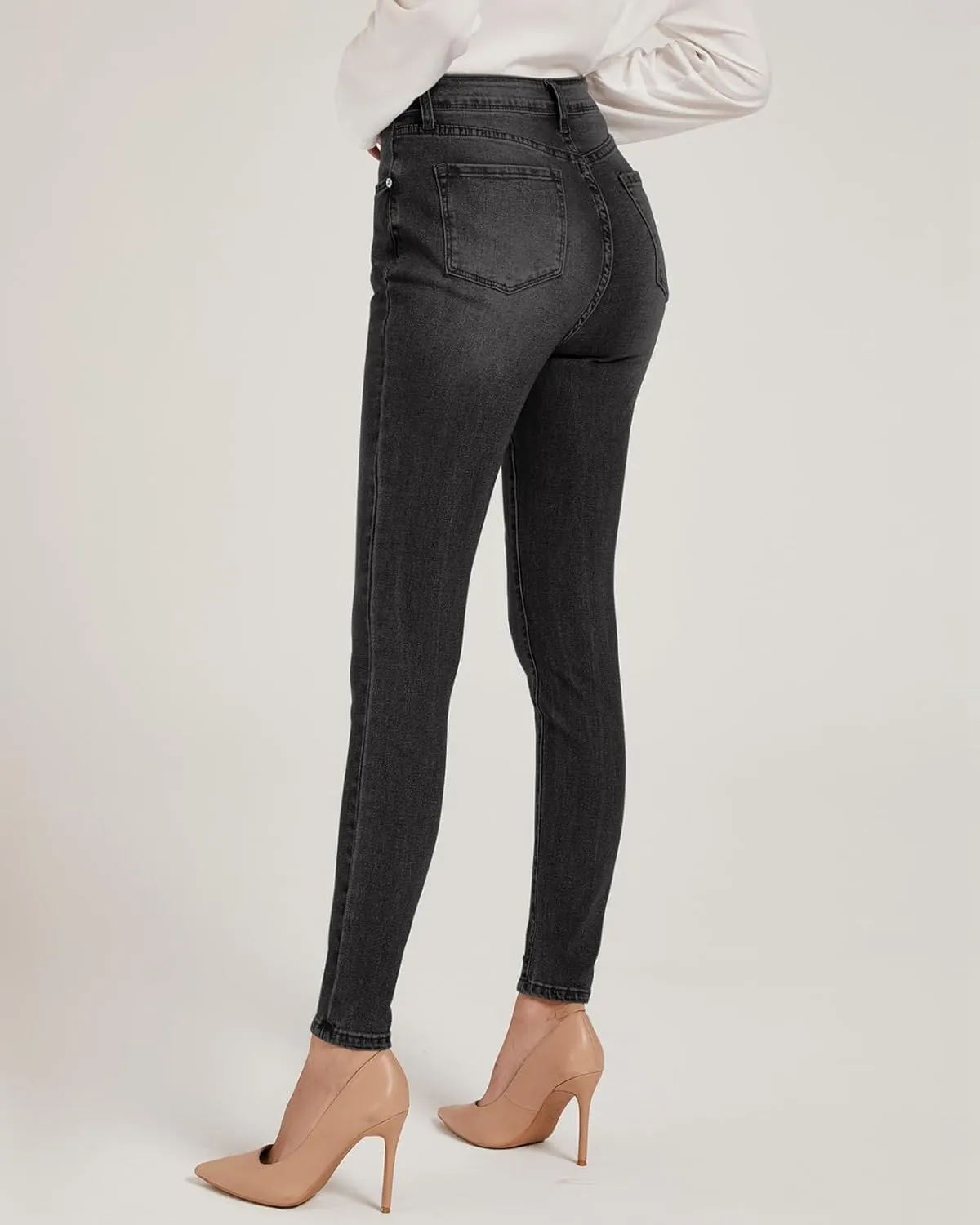 Vetinee Skinny Jeans for Women High Waisted Slim Fit Trendy Classic Stretchy Denim Pants Jean Leggings Jeggings Pockets