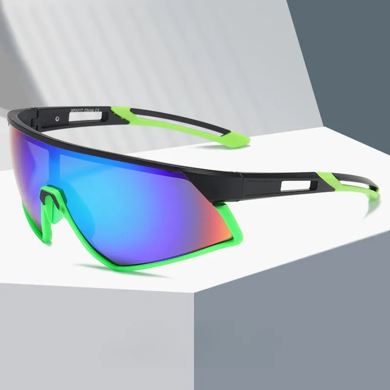 Wholesale One Piece Sports Protective PC Sunglasses