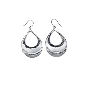 Wiener Werkstatte Double Drop Earring
