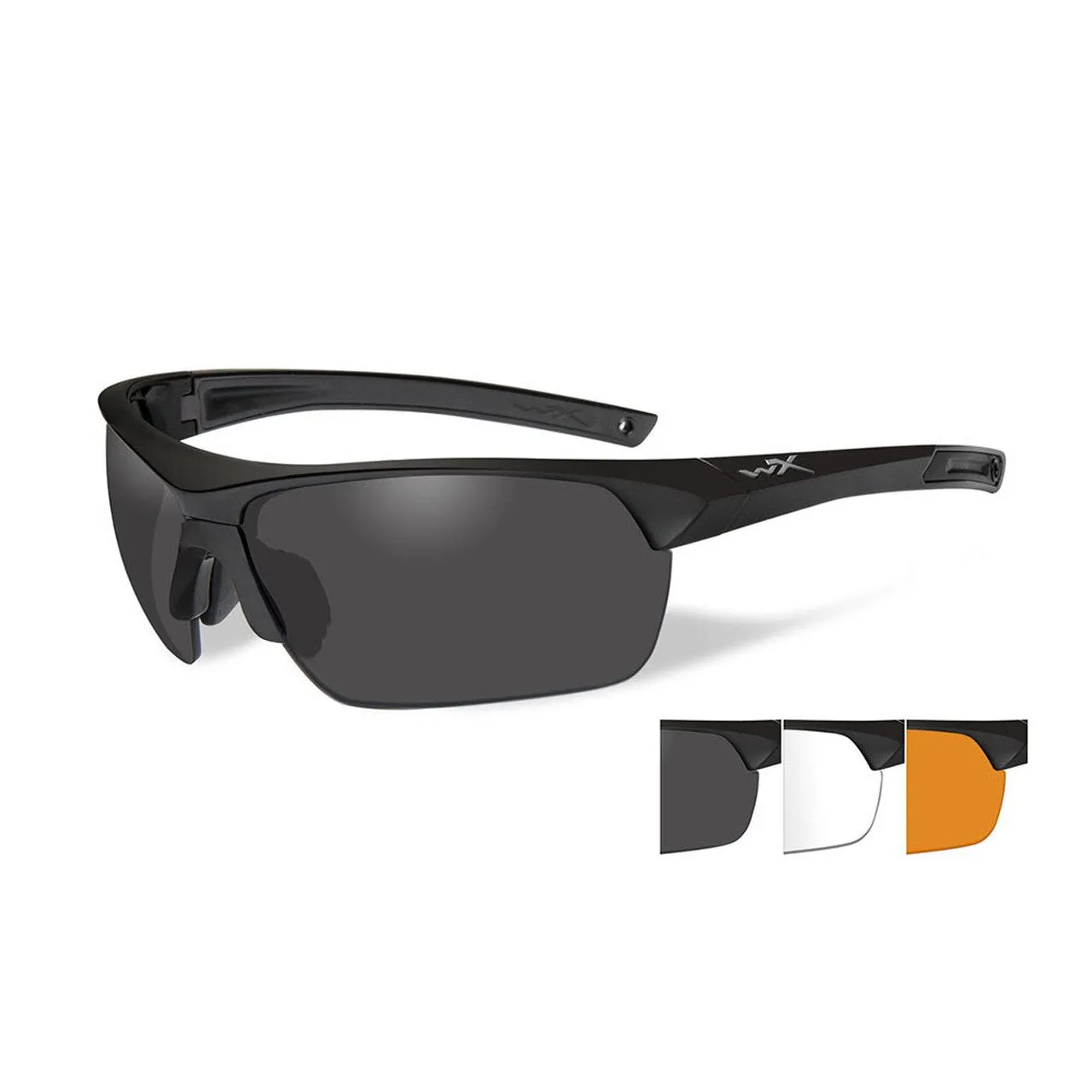 Wiley X Guard Three Lens Matte Black Frame