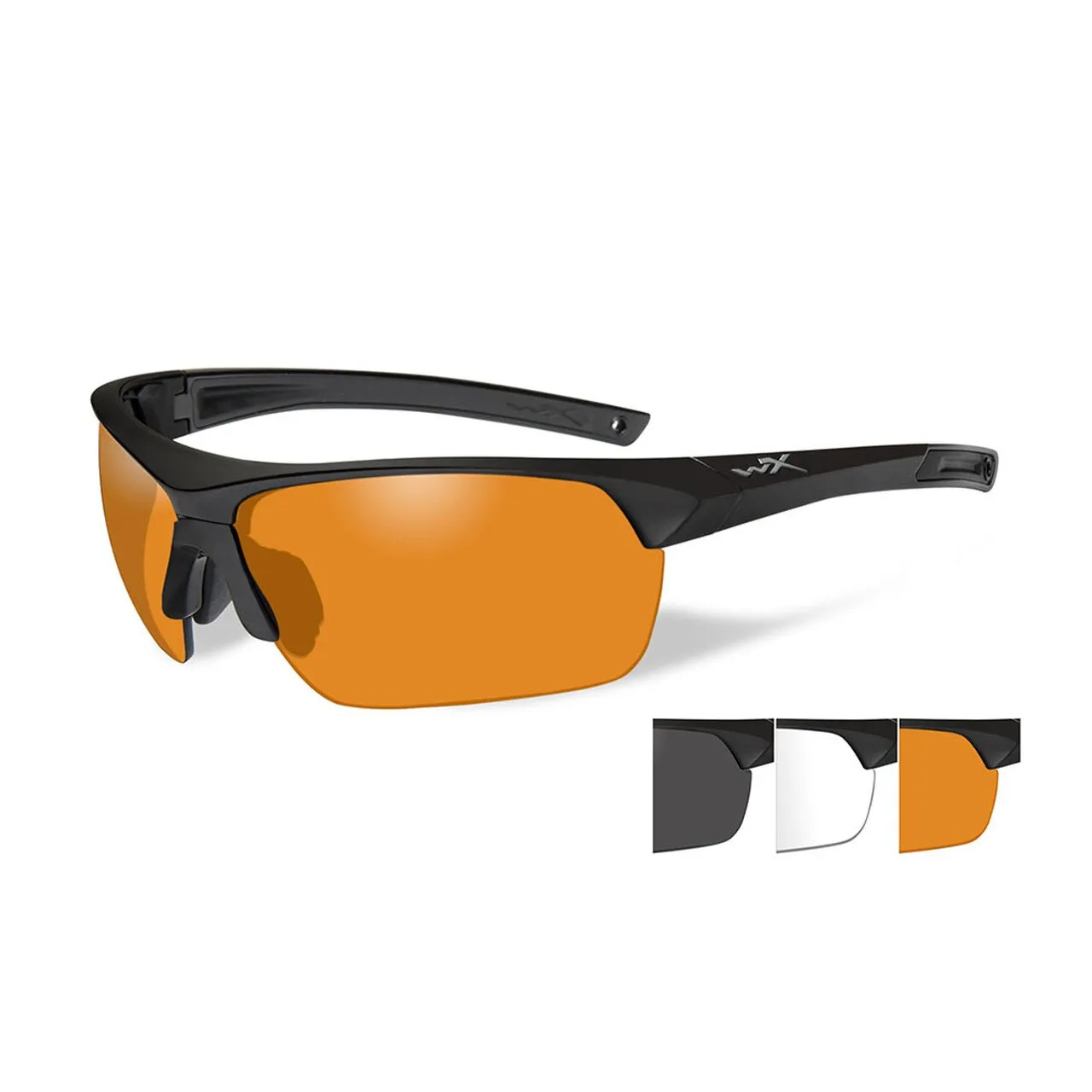 Wiley X Guard Three Lens Matte Black Frame