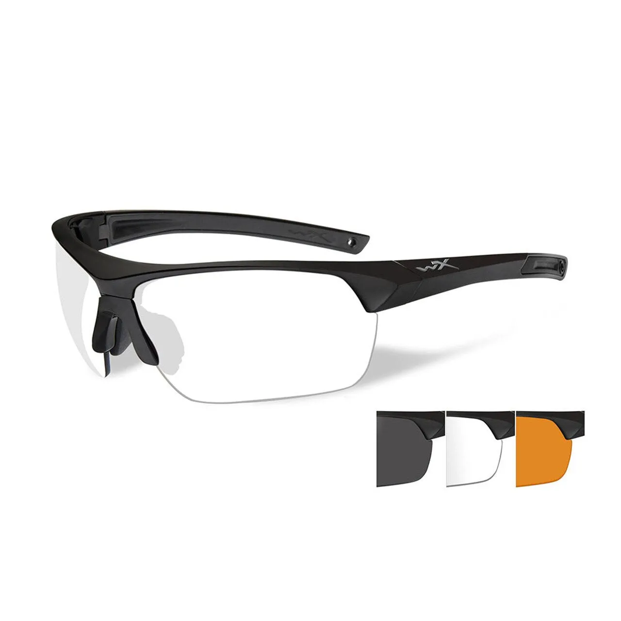 Wiley X Guard Three Lens Matte Black Frame
