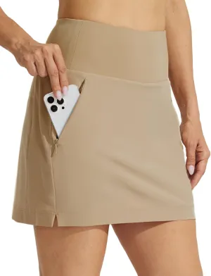 Willit Women's Golf Skirts High Waisted Skorts Quick Dry Athletic Casual Skorts Pockets