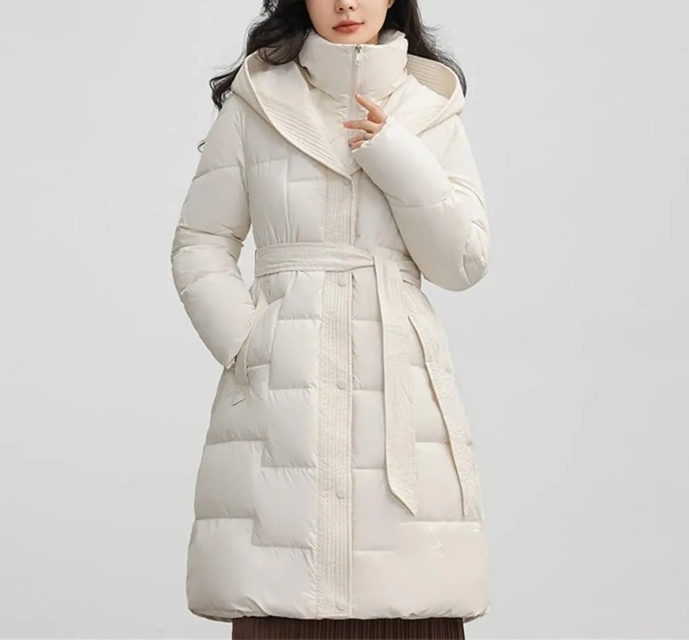 Women's Down Cotton Jacket Korean Version Versatile Cotton Padded Outerwear Slim Winter Parka Coat