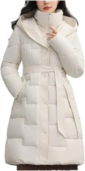 Women's Down Cotton Jacket Korean Version Versatile Cotton Padded Outerwear Slim Winter Parka Coat