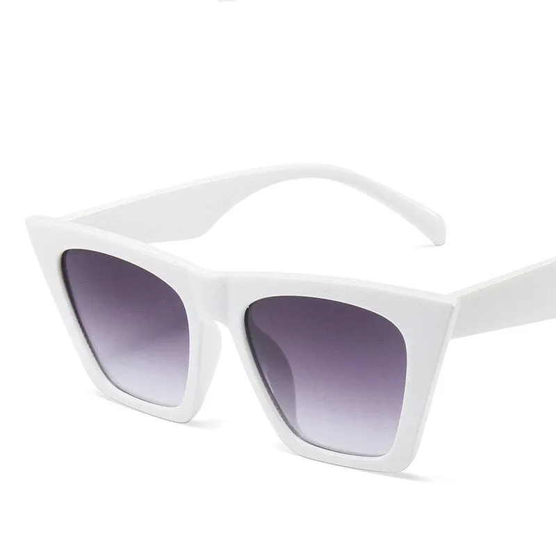 Women's Vintage Oversized Cat Eye Sunglasses, Vintage Style Sunglasses, UV400 Sunglasses