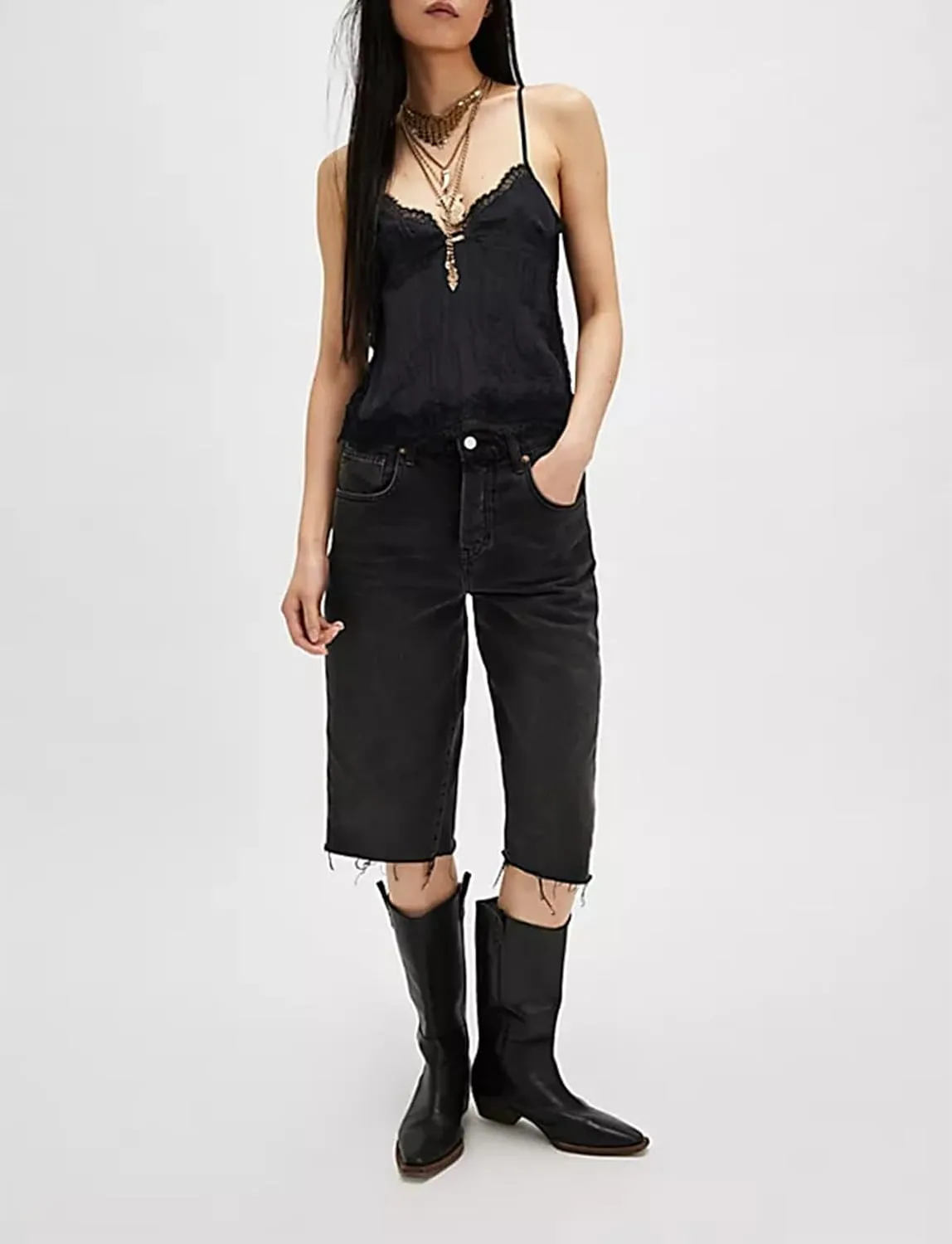 Womens Y2K V Neck Camisole Sexy Spaghetti Strap Lace Trim Going Out Tops Summer Basics Tank Tops Streetwear