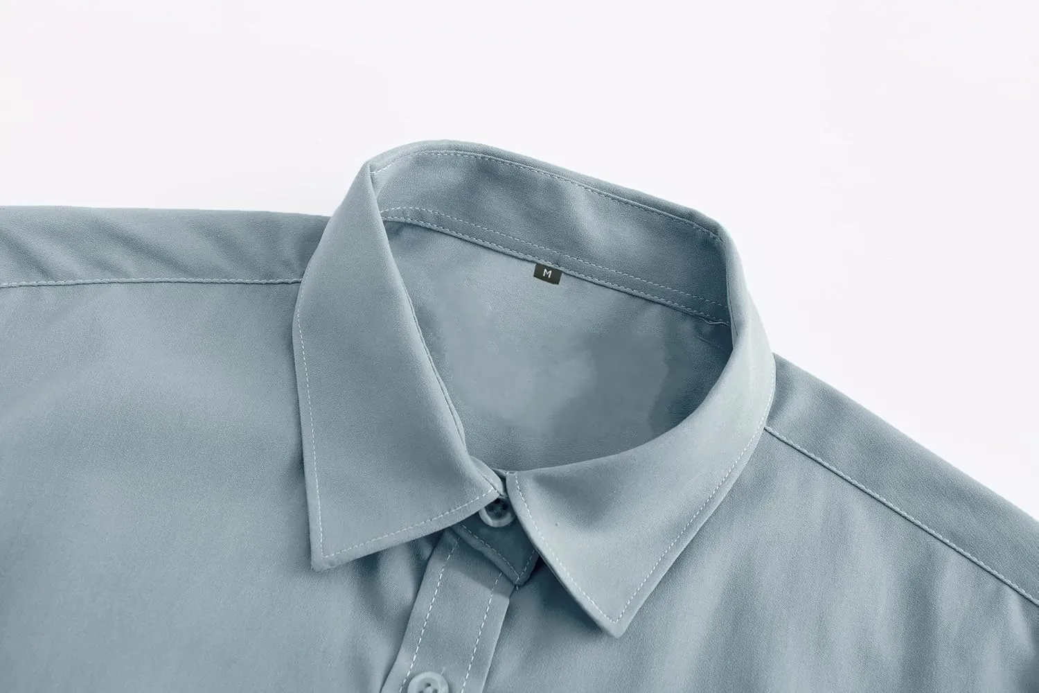 Wrinkle Free Dress Shirts for Men Button Down No Iron Long Sleeve Dress Shirt