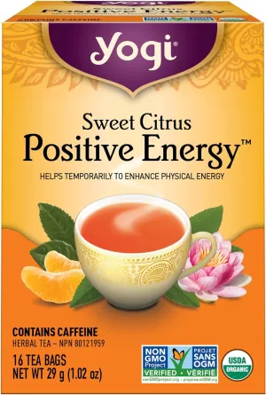 Yogi - Sweet Citrus Positive Energy, 16 Count