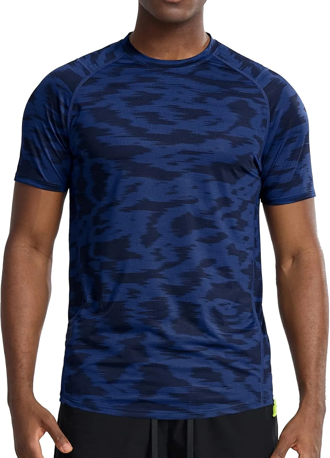 Zengjo Mens Workout Shirts Quick Dry Short Sleeve Athletic Running Gym T Shirt